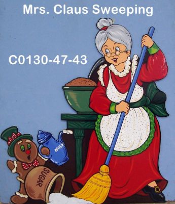 C0130Mrs.Claus Sweeping